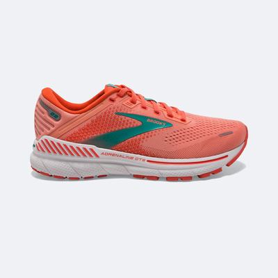 Brooks Adrenaline GTS 22 παπουτσια για τρεξιμο γυναικεια κοραλι/ασπρα | GR256089