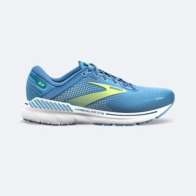 Brooks Adrenaline GTS 22 παπουτσια για τρεξιμο γυναικεια ασημι μπλε/πρασινο/ασπρα | GR297438