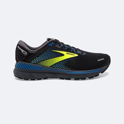 Brooks Adrenaline GTS 22 παπουτσια για τρεξιμο ανδρικα μαυρα/μπλε | GR329180