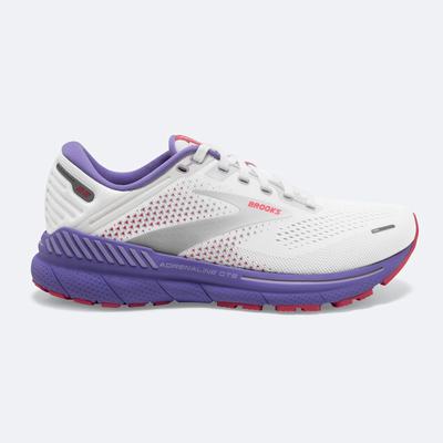 Brooks Adrenaline GTS 22 παπουτσια για τρεξιμο γυναικεια ασπρα/κοραλι/μωβ | GR365427