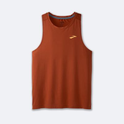 Brooks Atmosphere Singlet 2.0 αμανικα μπλουζακια ανδρικα κοκκινα | GR296170