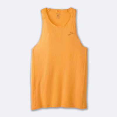 Brooks Atmosphere Singlet αμανικα μπλουζακια ανδρικα πορτοκαλι | GR716238