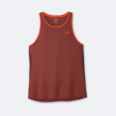 Brooks Atmosphere Singlet αμανικα μπλουζακια ανδρικα χαλκός | GR815023