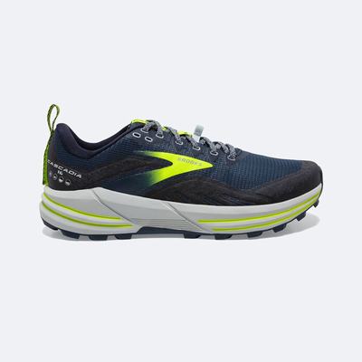 Brooks Cascadia 16 παπουτσια trail running ανδρικα καφε/σκουρο μπλε | GR286417