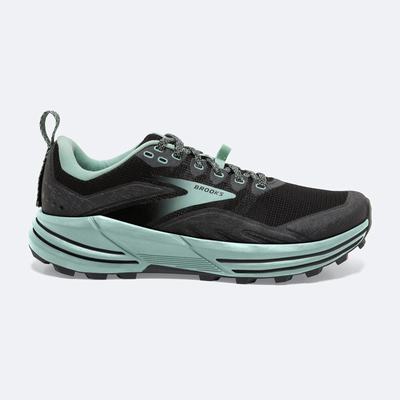 Brooks Cascadia 16 παπουτσια trail running γυναικεια μαυρα/πρασινο | GR543728