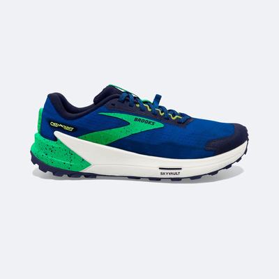 Brooks Catamount 2 παπουτσια trail running ανδρικα μπλε/πρασινο | GR013652