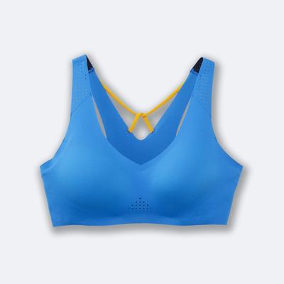 Brooks Dare V Neck Run Bra αθλητικα σουτιεν γυναικεια μπλε | GR193586