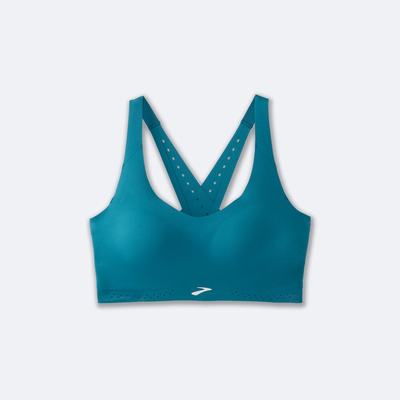 Brooks Dare strappy Run Bra 2.0 αθλητικα σουτιεν γυναικεια πρασινο | GR918423