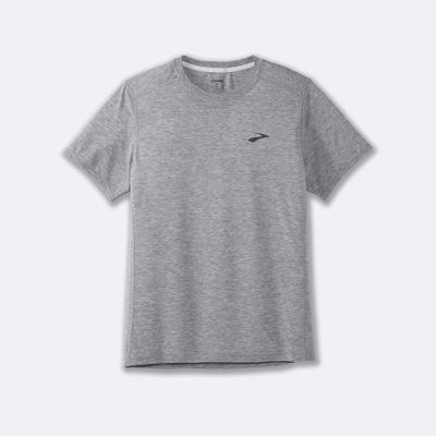 Brooks Distance Short Sleeve 2.0 μπλουζακια ανδρικα γκρι | GR248013