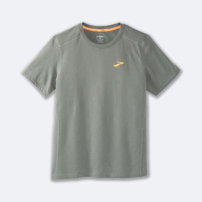 Brooks Distance Short Sleeve 2.0 μπλουζακια ανδρικα πρασινο | GR561970