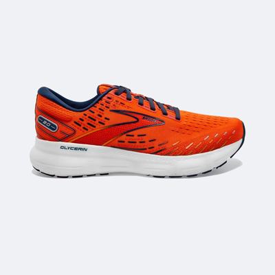 Brooks Glycerin 20 παπουτσια για τρεξιμο ανδρικα πορτοκαλι/καφε | GR504691