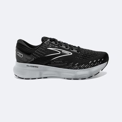 Brooks Glycerin 20 παπουτσια για τρεξιμο γυναικεια μαυρα/ασπρα | GR647305