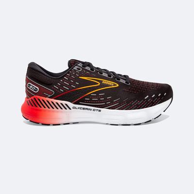 Brooks Glycerin GTS 20 παπουτσια για τρεξιμο ανδρικα μαυρα/κοκκινα | GR341706