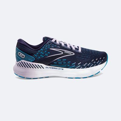 Brooks Glycerin GTS 20 παπουτσια για τρεξιμο γυναικεια σκουρο μπλε | GR958063