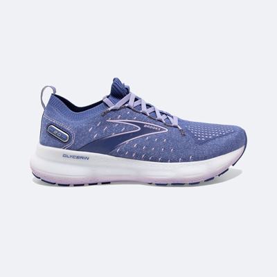 Brooks Glycerin StealthFit 20 παπουτσια για τρεξιμο γυναικεια μπλε/ασπρα | GR298630