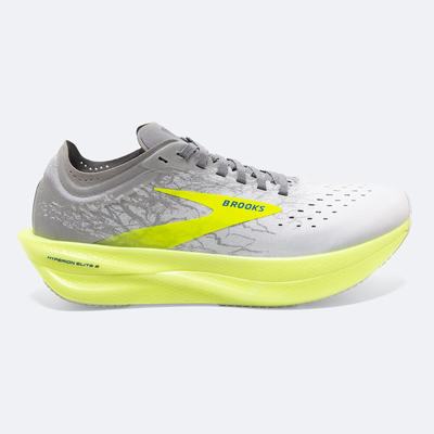 Brooks Hyperion Elite 2 παπουτσια για τρεξιμο ανδρικα ασπρα/ασημι | GR082935