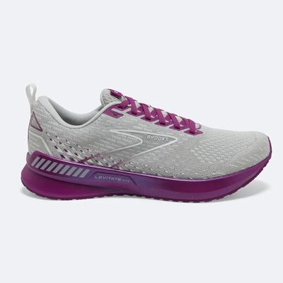 Brooks Levitate GTS 5 παπουτσια για τρεξιμο γυναικεια γκρι/λεβάντα | GR719540