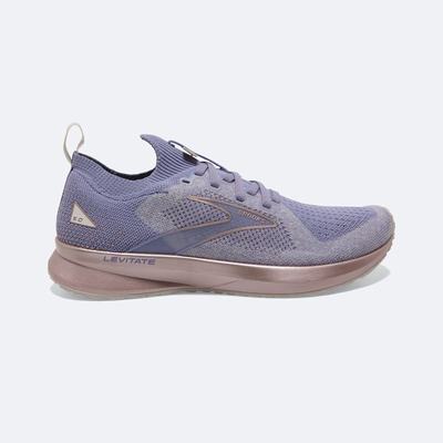 Brooks Levitate StealthFit 5 παπουτσια για τρεξιμο γυναικεια ασημι/ροζ | GR063981