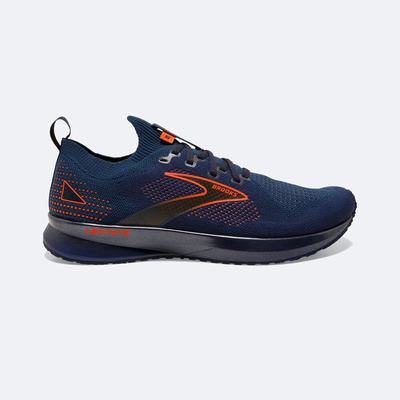 Brooks Levitate StealthFit 5 παπουτσια για τρεξιμο ανδρικα σκουρο μπλε/καφε | GR850912