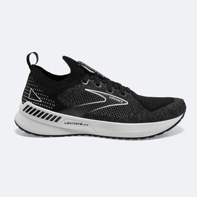 Brooks Levitate StealthFit GTS 5 παπουτσια για τρεξιμο γυναικεια μαυρα/γκρι/ασπρα | GR078914