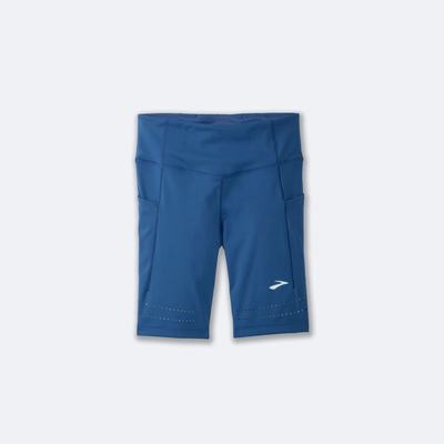 Brooks Method 8" Short Tight κολαν γυναικεια μπλε γκρι | GR402798