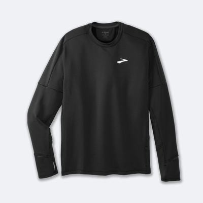 Brooks Notch Thermal Long Sleeve 2.0 μπλουζακια ανδρικα μαυρα | GR036917