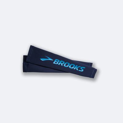 Brooks Source Midweight Arm Warmer γυναικεια σκουρο μπλε/μπλε | GR918640