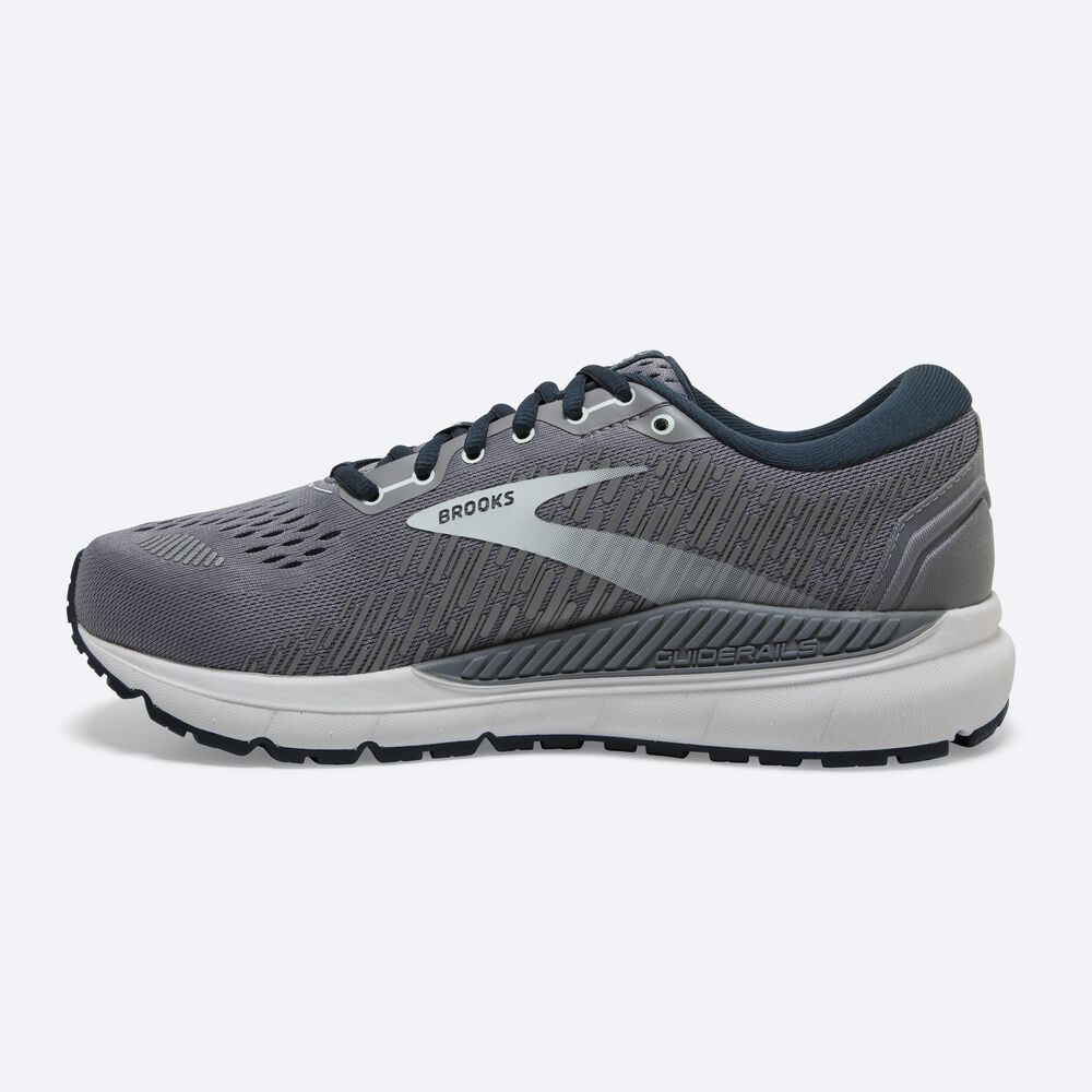 Brooks Addiction GTS 15 παπουτσια για τρεξιμο γυναικεια γκρι/σκουρο μπλε/ανοιχτο τυρκουάζ | GR254831