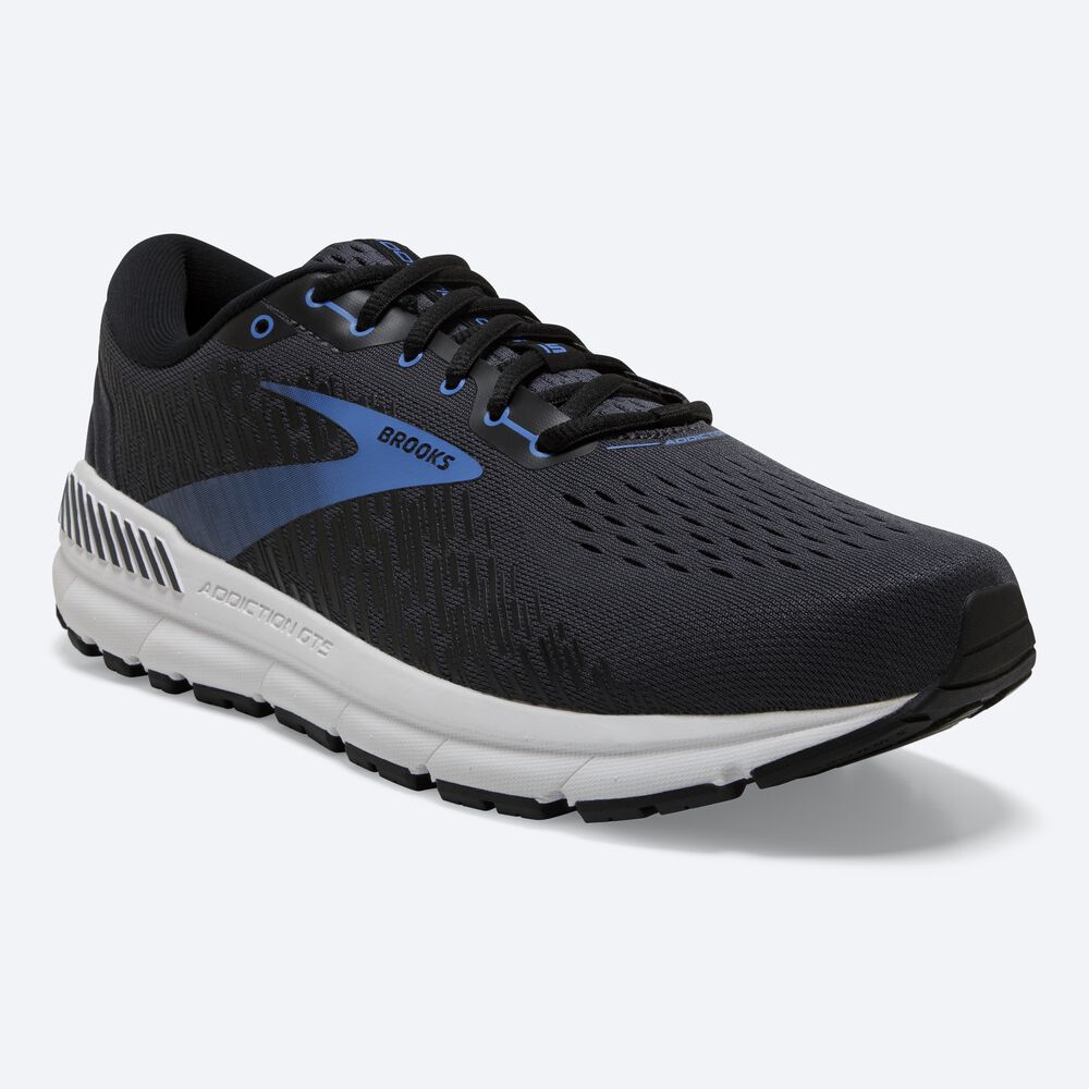 Brooks Addiction GTS 15 παπουτσια για τρεξιμο ανδρικα μαυρα/μπλε | GR813765