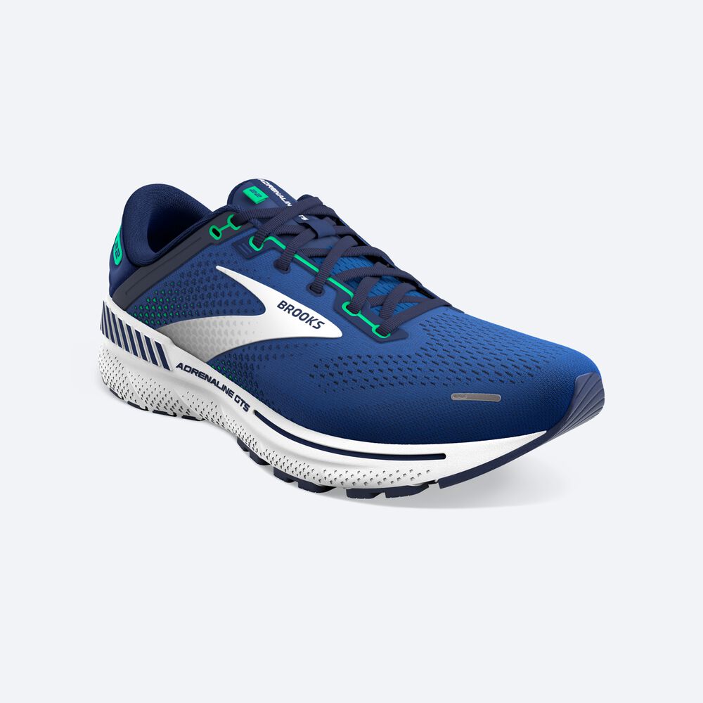 Brooks Adrenaline GTS 22 αθλητικα παπουτσια running ανδρικα μπλε/πρασινο | GR675843