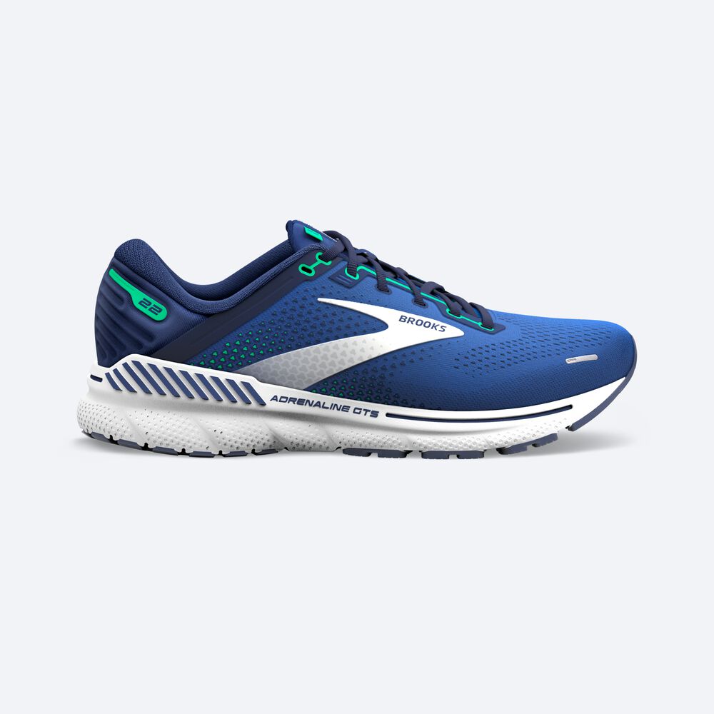 Brooks Adrenaline GTS 22 αθλητικα παπουτσια running ανδρικα μπλε/πρασινο | GR675843