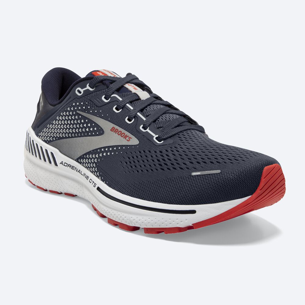 Brooks Adrenaline GTS 22 παπουτσια για τρεξιμο ανδρικα σκουρο μπλε | GR035741