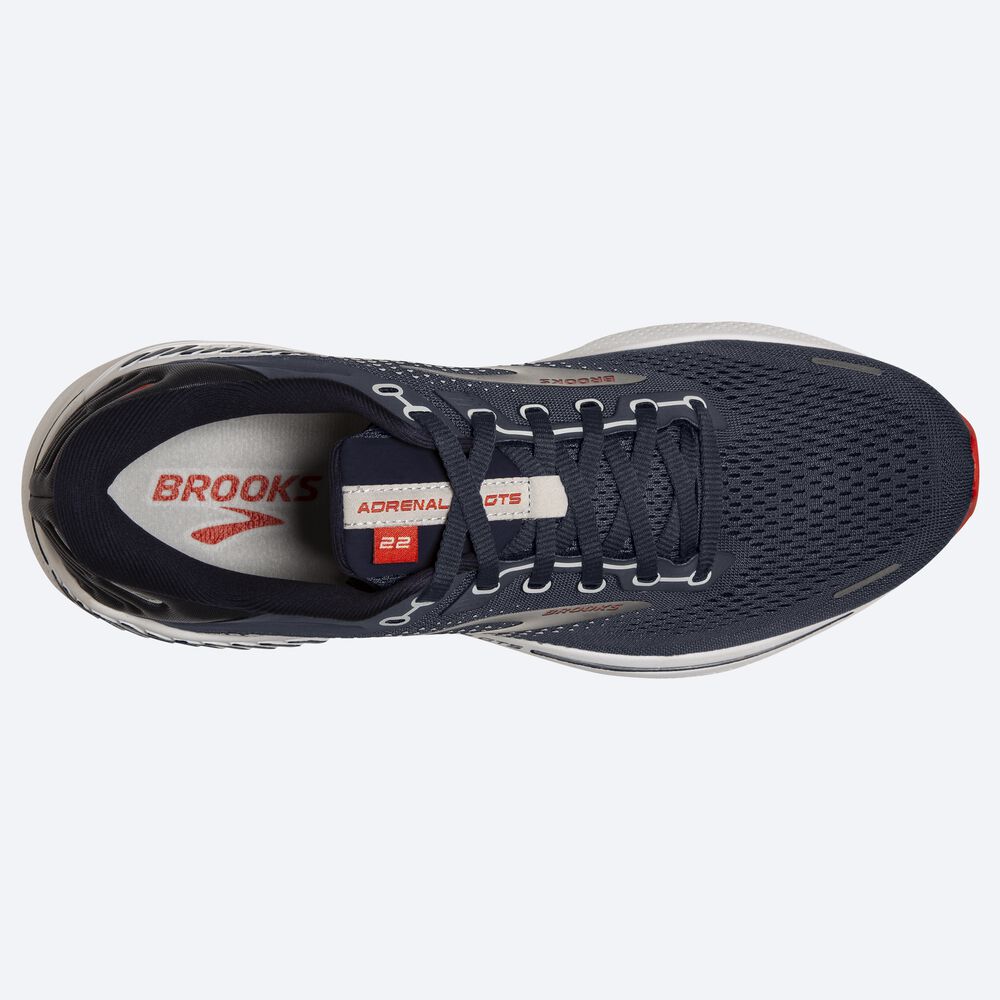 Brooks Adrenaline GTS 22 παπουτσια για τρεξιμο ανδρικα σκουρο μπλε | GR035741