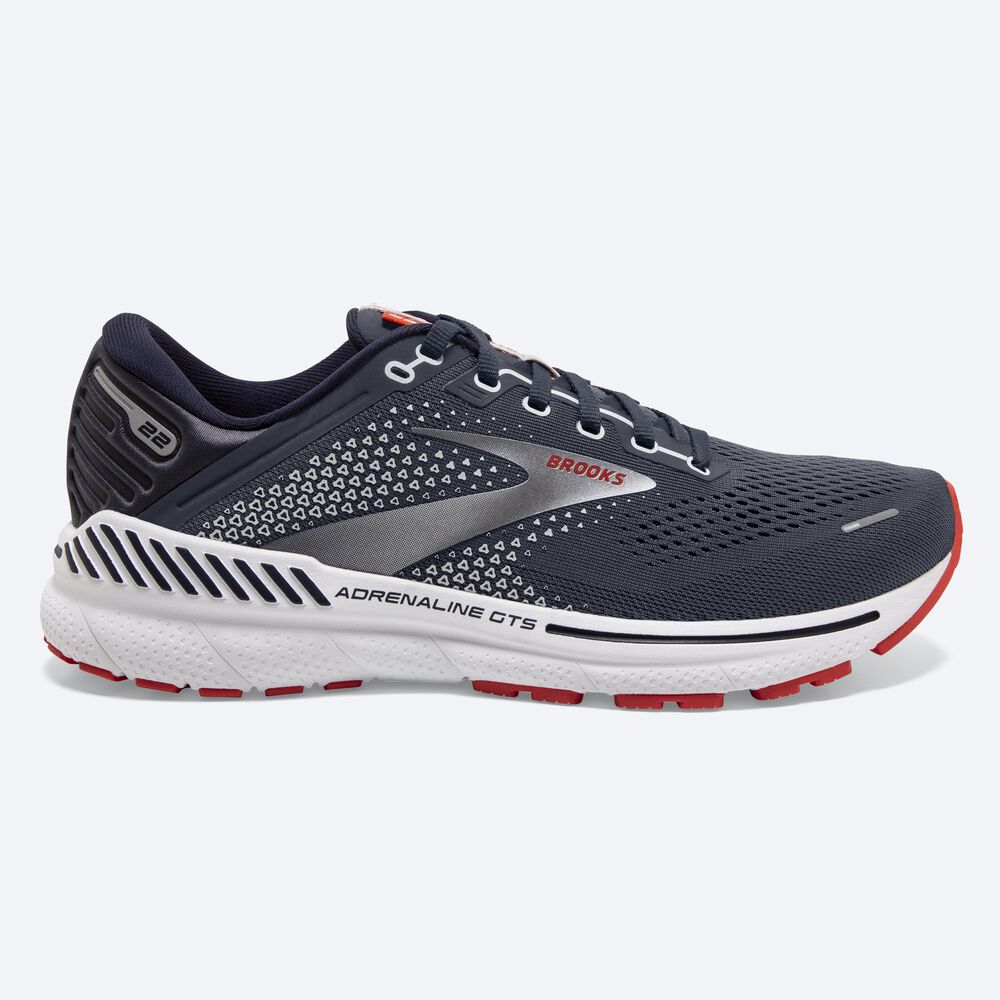 Brooks Adrenaline GTS 22 παπουτσια για τρεξιμο ανδρικα σκουρο μπλε | GR035741