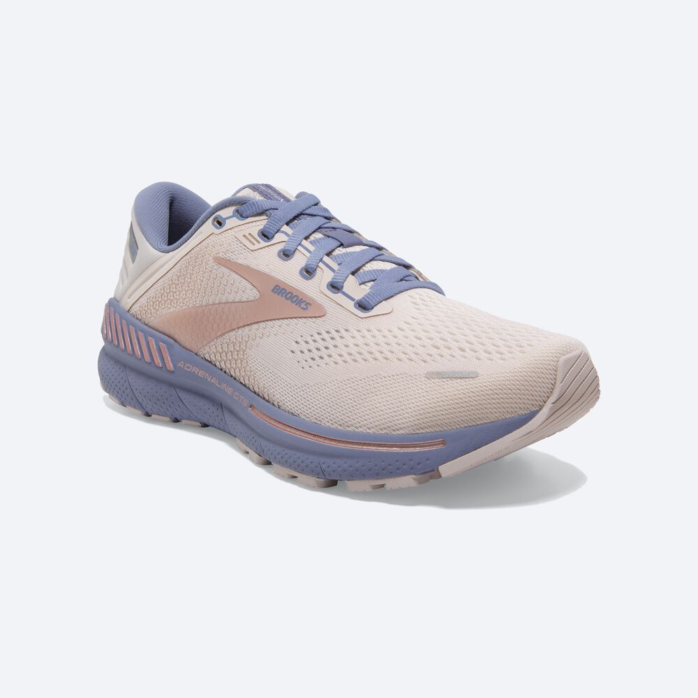 Brooks Adrenaline GTS 22 παπουτσια για τρεξιμο γυναικεια Μπεζ | GR218456