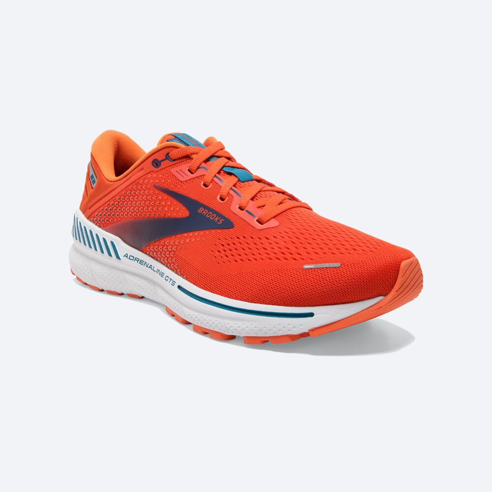 Brooks Adrenaline GTS 22 παπουτσια για τρεξιμο ανδρικα πορτοκαλι | GR251709