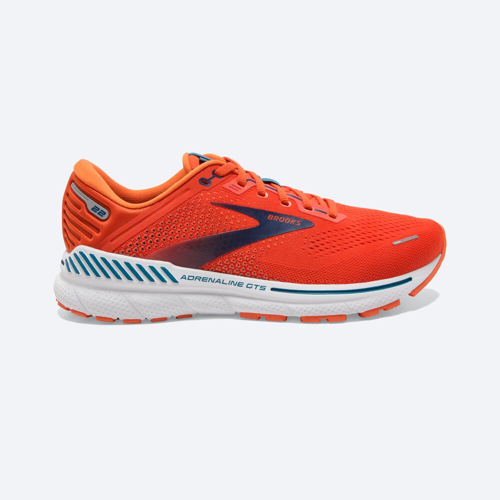 Brooks Adrenaline GTS 22 παπουτσια για τρεξιμο ανδρικα πορτοκαλι | GR251709