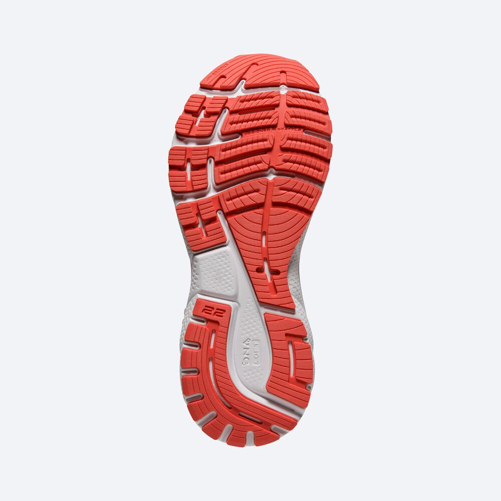 Brooks Adrenaline GTS 22 παπουτσια για τρεξιμο γυναικεια κοραλι/ασπρα | GR256089