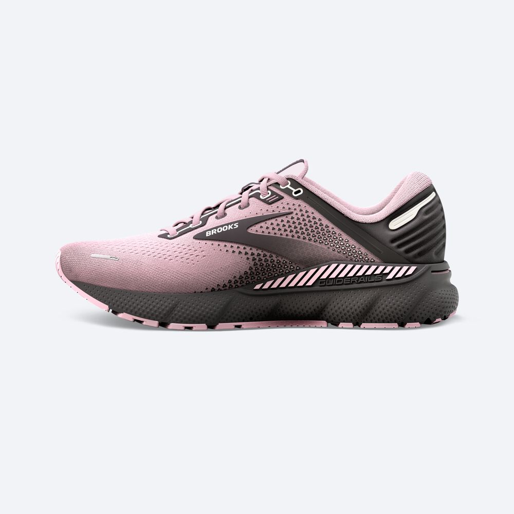 Brooks Adrenaline GTS 22 παπουτσια για τρεξιμο γυναικεια ροζ/μαυρα | GR357284