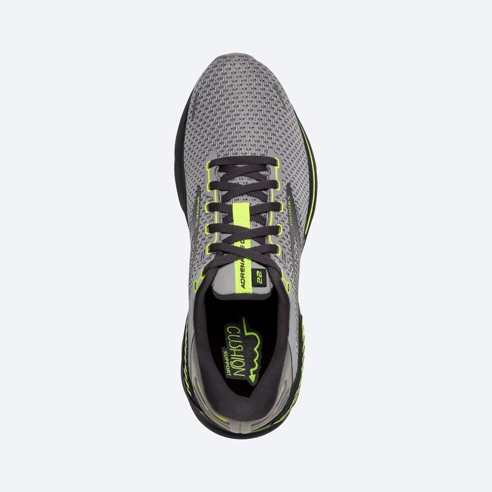 Brooks Adrenaline GTS 22 παπουτσια για τρεξιμο ανδρικα γκρι | GR376584