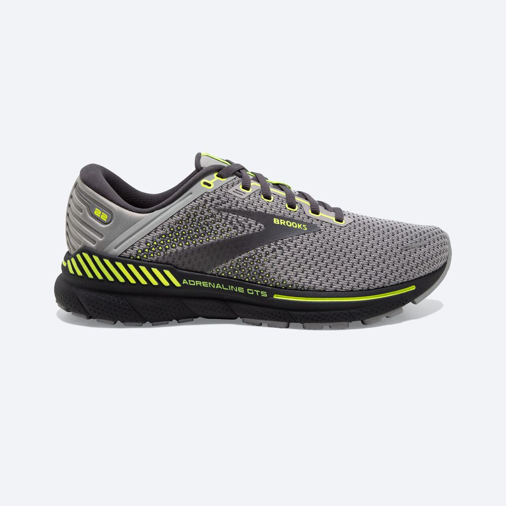 Brooks Adrenaline GTS 22 παπουτσια για τρεξιμο ανδρικα γκρι | GR376584