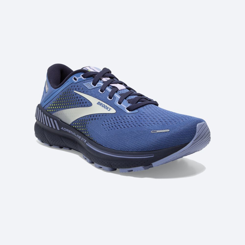 Brooks Adrenaline GTS 22 παπουτσια για τρεξιμο γυναικεια μπλε/μωβ | GR468502