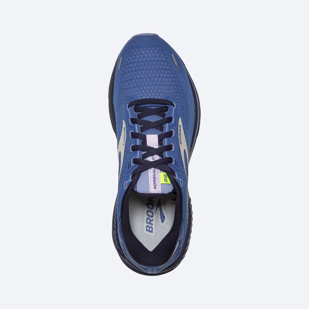 Brooks Adrenaline GTS 22 παπουτσια για τρεξιμο γυναικεια μπλε/μωβ | GR468502