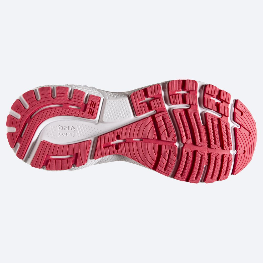 Brooks Adrenaline GTS 22 παπουτσια για τρεξιμο γυναικεια μαυρα/μωβ/κοραλι | GR512963