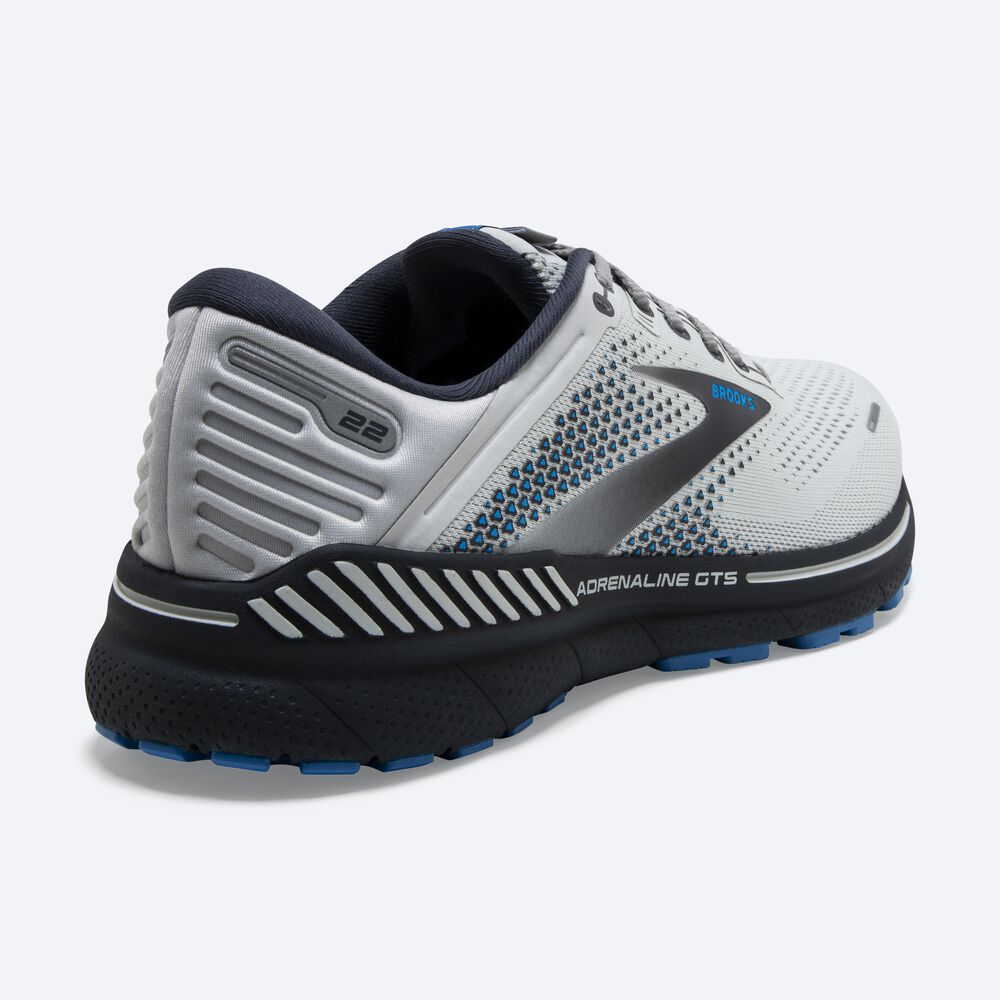 Brooks Adrenaline GTS 22 παπουτσια για τρεξιμο ανδρικα γκρι/μπλε | GR719563