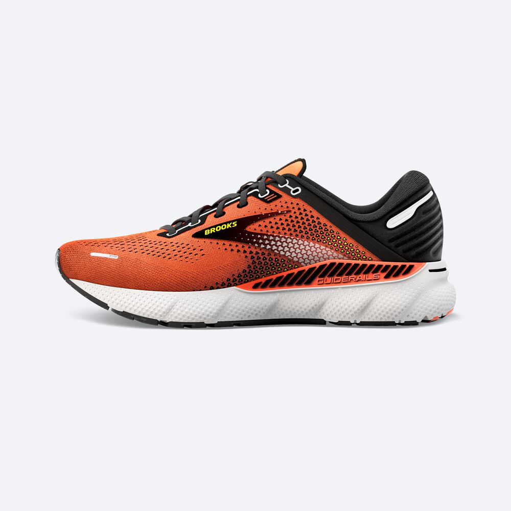 Brooks Adrenaline GTS 22 παπουτσια για τρεξιμο ανδρικα πορτοκαλι/μαυρα/ασπρα | GR748259