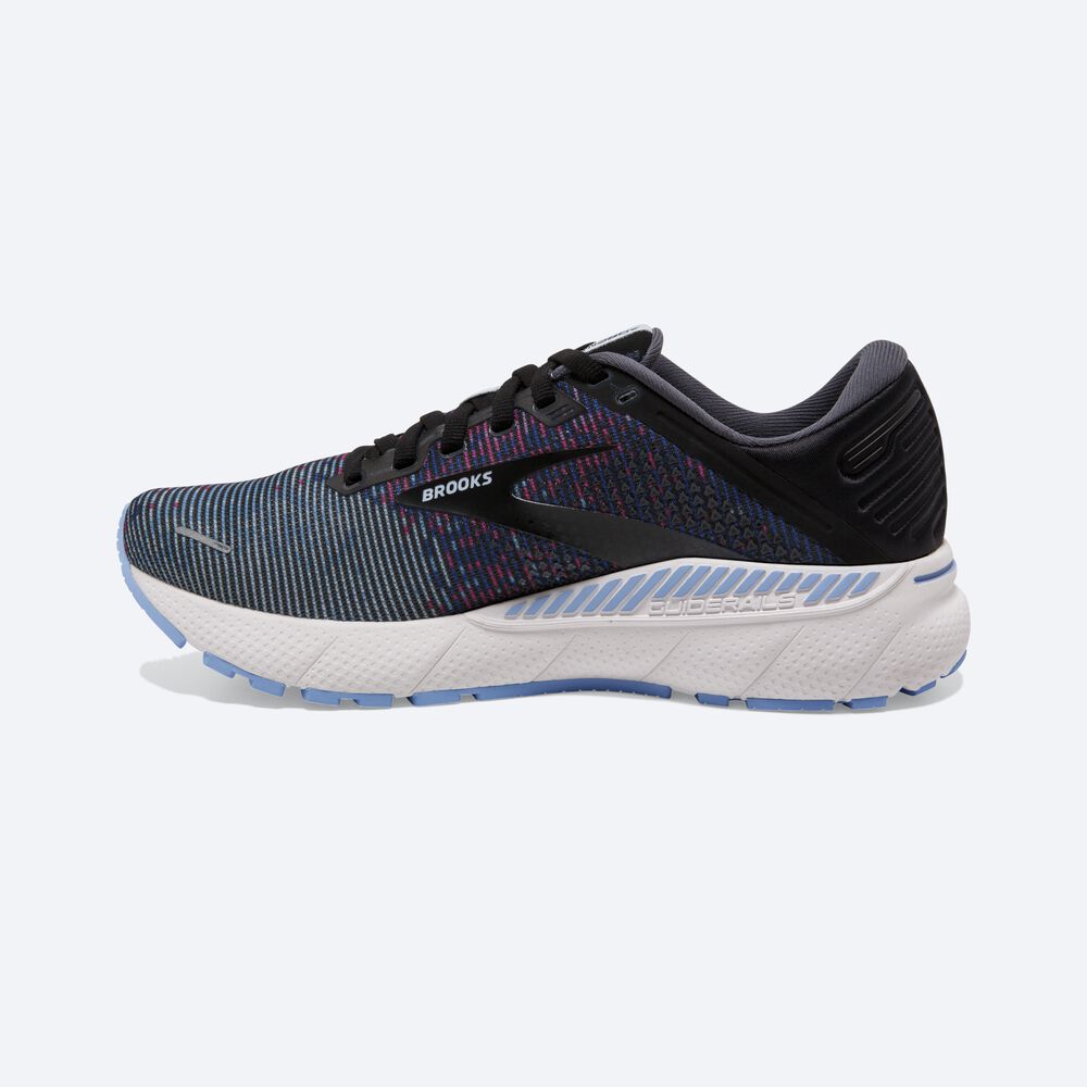 Brooks Adrenaline GTS 22 παπουτσια για τρεξιμο γυναικεια λεβάντα/μαυρα/γκρι | GR801752