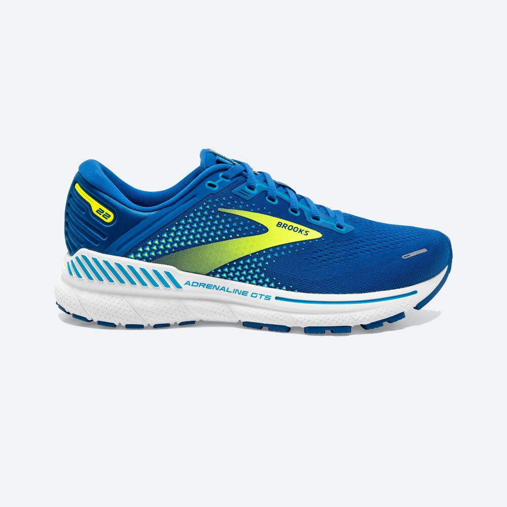 Brooks Adrenaline GTS 22 παπουτσια για τρεξιμο ανδρικα μπλε/ασπρα | GR820534