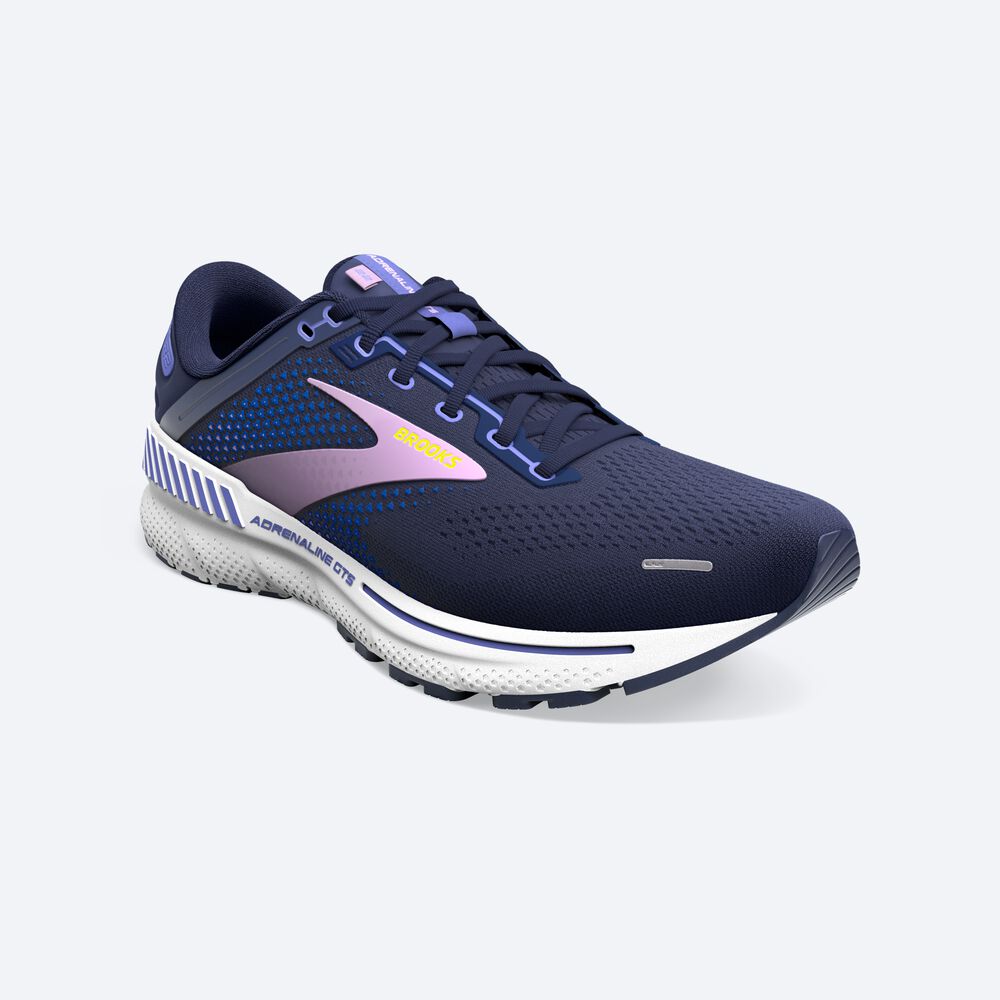 Brooks Adrenaline GTS 22 παπουτσια για τρεξιμο γυναικεια σκουρο μπλε/μπλε | GR827035