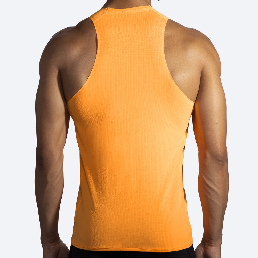 Brooks Atmosphere Singlet αμανικα μπλουζακια ανδρικα πορτοκαλι | GR716238